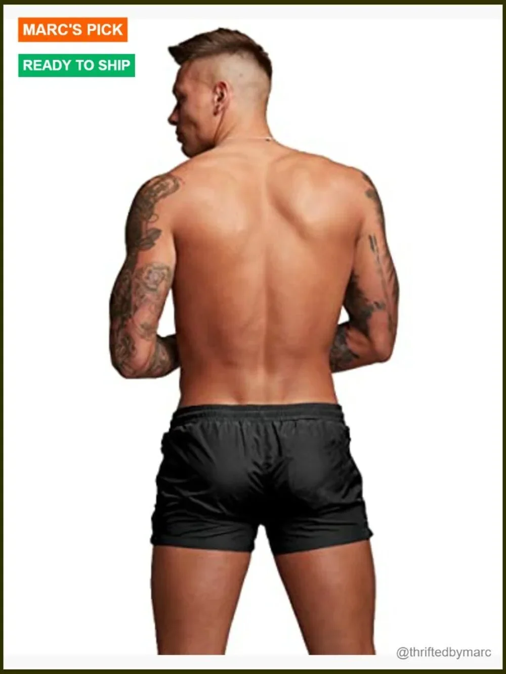 Mens Swim Trunks Quick Dry with Zipper Pockets Large